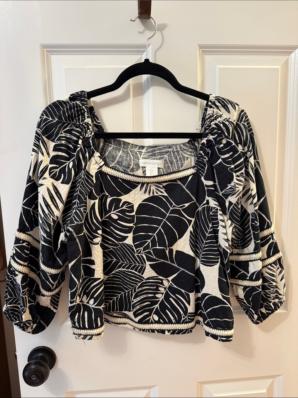 Cynthia Rowley Linen Blouse